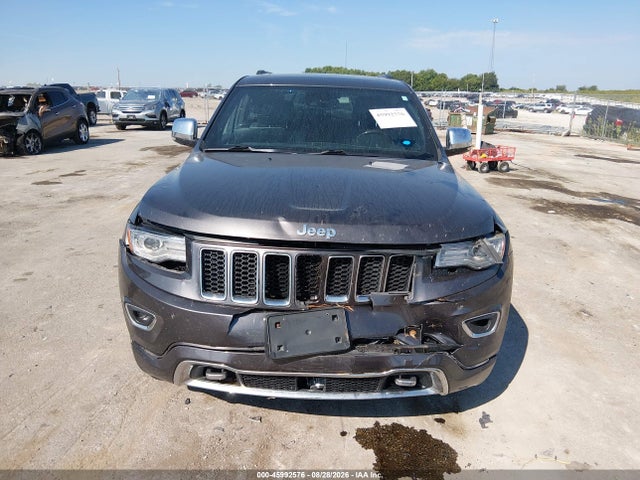 2014 Jeep Grand Cherokee Overland მანქანა იყიდება აუქციონზე, vin: 1C4RJFCG8EC137418, აუქციონის ნომერი: 45992576