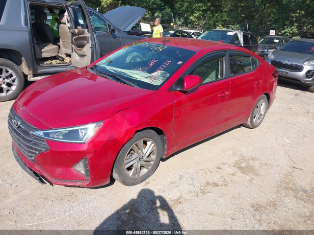 Продажа на аукционе авто 2019 Hyundai Elantra Sel, vin: 5NPD84LF6KH430932, номер лота: 45992728