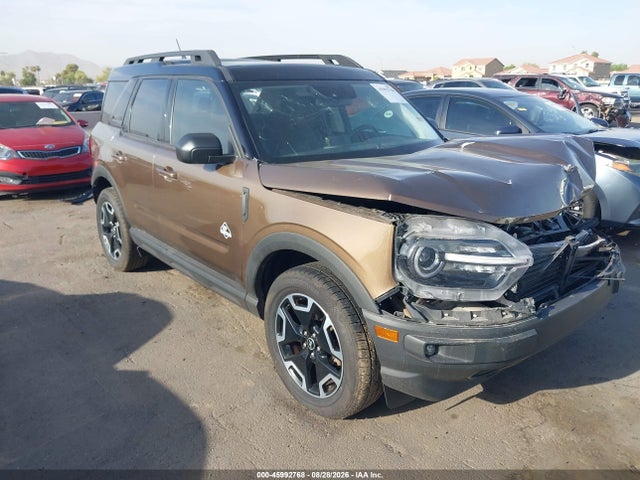 Aukcja sprzedaży 2022 Ford Bronco Sport Outer Banks, vin: 3FMCR9C66NRD41770, numer aukcji: 45992768