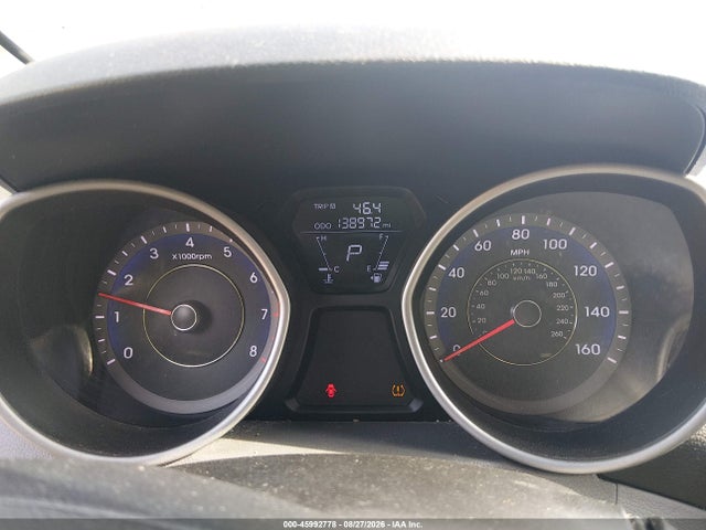 2013 Hyundai Elantra Gls მანქანა იყიდება აუქციონზე, vin: KMHDH4AE2DU539077, აუქციონის ნომერი: 45992778