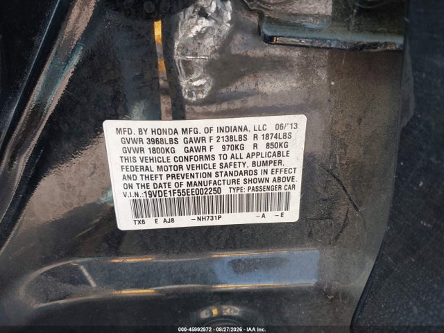 Продажа на аукционе авто 2014 Acura Ilx 2.0l, vin: 19VDE1F55EE002250, номер лота: 45992972