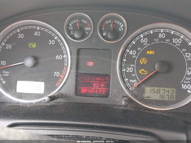 2003 Volkswagen Passat Glx მანქანა იყიდება აუქციონზე, vin: WVWRH63B03P244856, აუქციონის ნომერი: 45993068