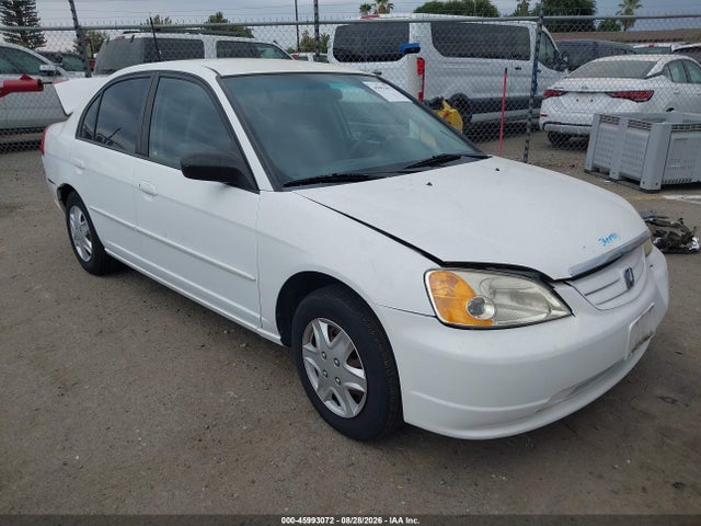 45993072 :رقم المزاد ، 2HGES16543H624538 vin ، 2003 Honda Civic Lx مزاد بيع
