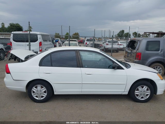 45993072 :رقم المزاد ، 2HGES16543H624538 vin ، 2003 Honda Civic Lx مزاد بيع