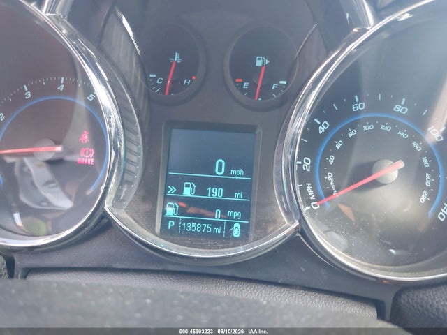 Продажа на аукционе авто 2012 Chevrolet Cruze 1lt, vin: 1G1PF5SC4C7390770, номер лота: 45993223