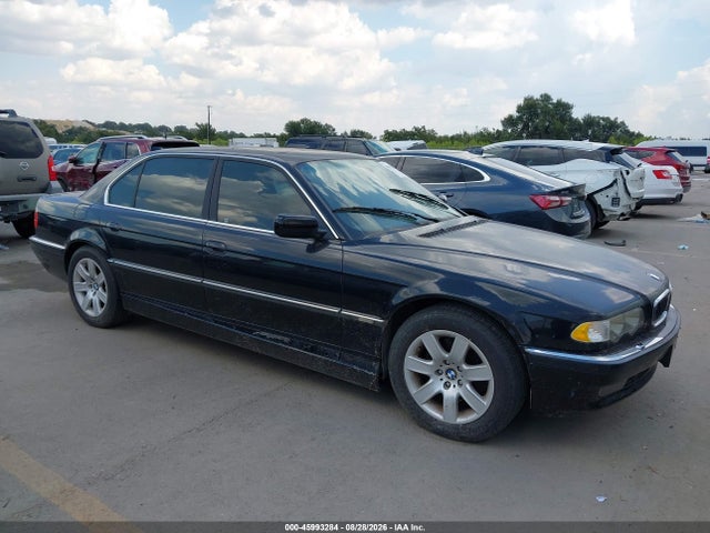 2001 Bmw 740il მანქანა იყიდება აუქციონზე, vin: WBAGH83441DP22356, აუქციონის ნომერი: 45993284