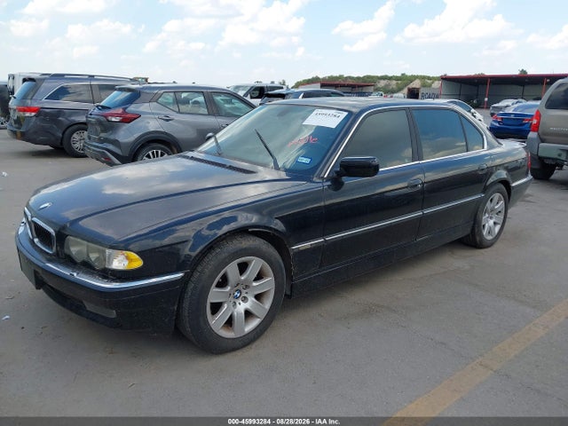 2001 Bmw 740il მანქანა იყიდება აუქციონზე, vin: WBAGH83441DP22356, აუქციონის ნომერი: 45993284