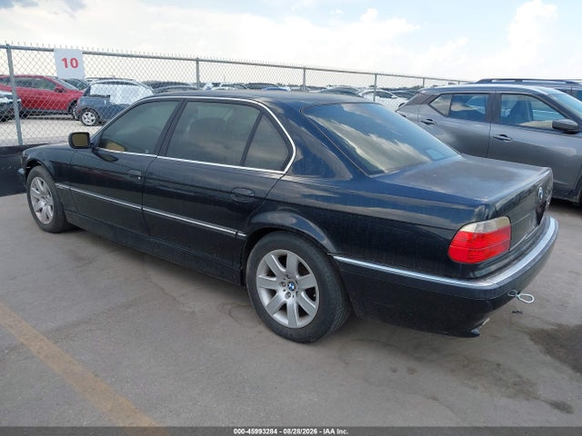 2001 Bmw 740il მანქანა იყიდება აუქციონზე, vin: WBAGH83441DP22356, აუქციონის ნომერი: 45993284