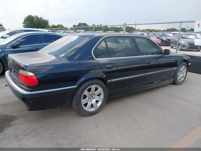 2001 Bmw 740il მანქანა იყიდება აუქციონზე, vin: WBAGH83441DP22356, აუქციონის ნომერი: 45993284