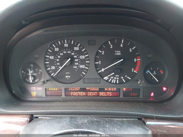 2001 Bmw 740il მანქანა იყიდება აუქციონზე, vin: WBAGH83441DP22356, აუქციონის ნომერი: 45993284