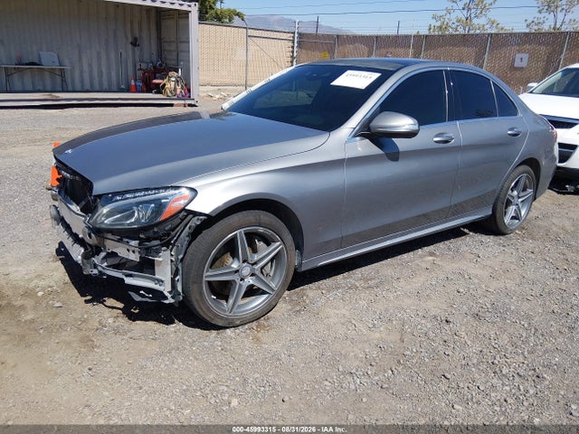 45993315 :رقم المزاد ، 55SWF4KB1FU029644 vin ، 2015 Mercedes-benz C 300 Sport 4matic مزاد بيع