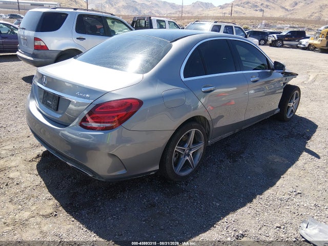 45993315 :رقم المزاد ، 55SWF4KB1FU029644 vin ، 2015 Mercedes-benz C 300 Sport 4matic مزاد بيع
