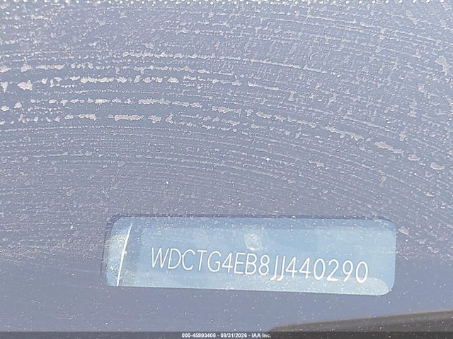 WDCTG4EB8JJ440290 Mercedes-Benz GLA 250