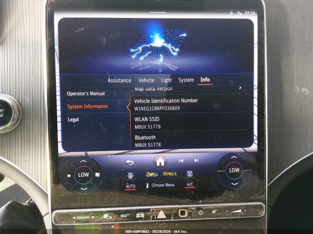 Продаж на аукціоні авто 2023 Mercedes-benz Eqe 350 4matic, vin: W1KEG1CB6PF036809, номер лоту: 45993662