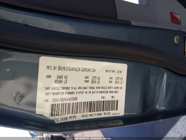 Aukcja sprzedaży 2005 Dodge Magnum Rt, vin: 2D4GV58245H625686, numer aukcji: 45993714