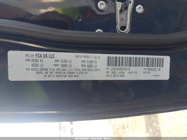 Продажа на аукционе авто 2019 Dodge Charger Police Rwd, vin: 2C3CDXAG2KH739170, номер лота: 45993887