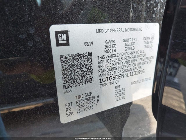 Auction sale of the 2020 Gmc Canyon 2wd  Short Box Denali, vin: 1GTG5EEN4L1131996, lot number: 45993889