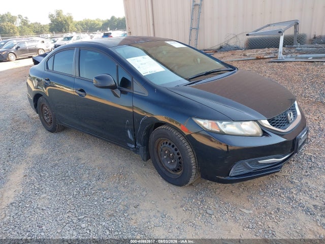 2013 Honda Civic Lx მანქანა იყიდება აუქციონზე, vin: 2HGFB2F5XDH572473, აუქციონის ნომერი: 45993917