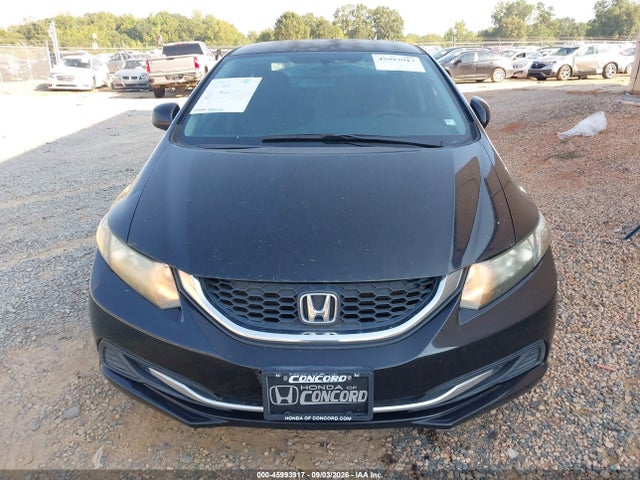 2013 Honda Civic Lx მანქანა იყიდება აუქციონზე, vin: 2HGFB2F5XDH572473, აუქციონის ნომერი: 45993917
