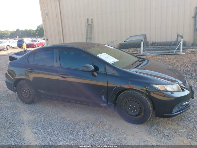 2013 Honda Civic Lx მანქანა იყიდება აუქციონზე, vin: 2HGFB2F5XDH572473, აუქციონის ნომერი: 45993917