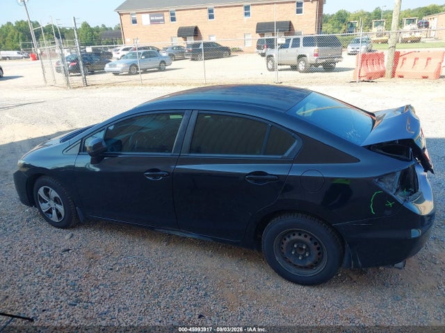 2013 Honda Civic Lx მანქანა იყიდება აუქციონზე, vin: 2HGFB2F5XDH572473, აუქციონის ნომერი: 45993917