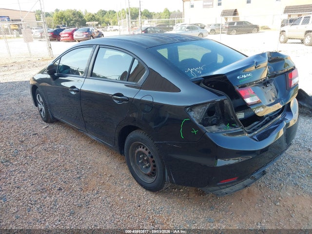 2013 Honda Civic Lx მანქანა იყიდება აუქციონზე, vin: 2HGFB2F5XDH572473, აუქციონის ნომერი: 45993917