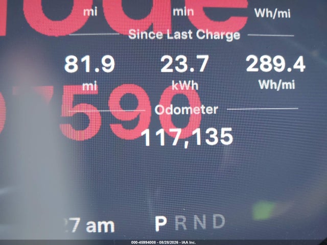 45994008 :رقم المزاد ، 5YJSA1E24JF297590 vin ، 2018 Tesla Model S 100d/75d/p100d مزاد بيع