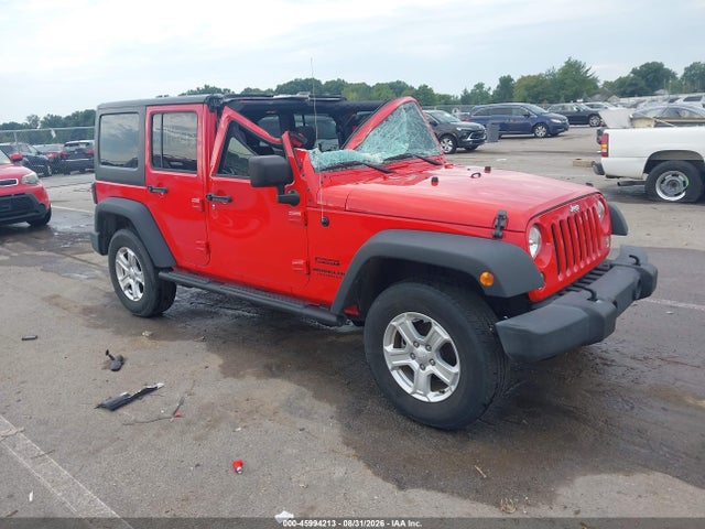 2017 Jeep Wrangler Unlimited Sport 4x4 მანქანა იყიდება აუქციონზე, vin: 1C4BJWDG1HL722085, აუქციონის ნომერი: 45994213