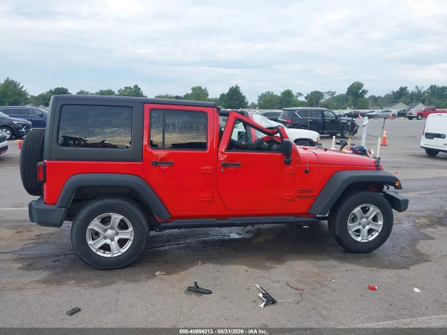 2017 Jeep Wrangler Unlimited Sport 4x4 მანქანა იყიდება აუქციონზე, vin: 1C4BJWDG1HL722085, აუქციონის ნომერი: 45994213