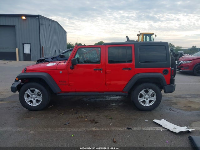 2017 Jeep Wrangler Unlimited Sport 4x4 მანქანა იყიდება აუქციონზე, vin: 1C4BJWDG1HL722085, აუქციონის ნომერი: 45994213