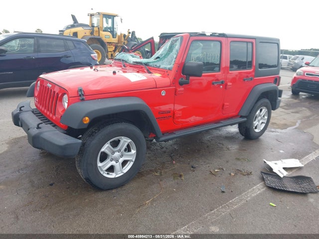 2017 Jeep Wrangler Unlimited Sport 4x4 მანქანა იყიდება აუქციონზე, vin: 1C4BJWDG1HL722085, აუქციონის ნომერი: 45994213