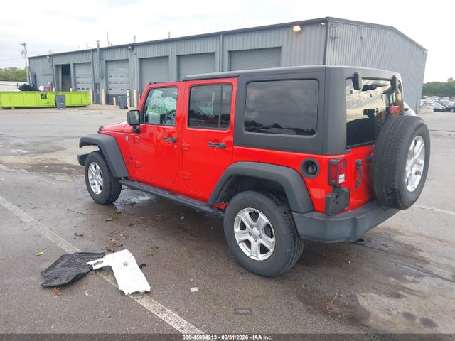 2017 Jeep Wrangler Unlimited Sport 4x4 მანქანა იყიდება აუქციონზე, vin: 1C4BJWDG1HL722085, აუქციონის ნომერი: 45994213