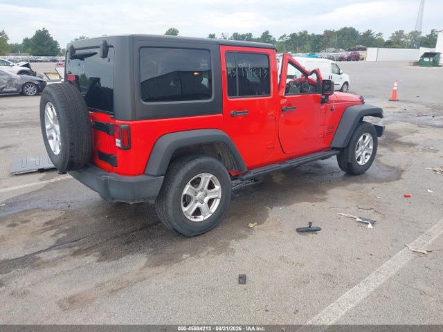 2017 Jeep Wrangler Unlimited Sport 4x4 მანქანა იყიდება აუქციონზე, vin: 1C4BJWDG1HL722085, აუქციონის ნომერი: 45994213