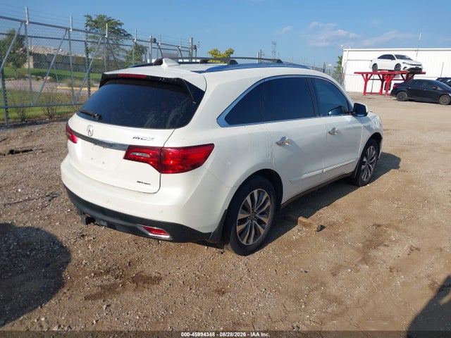 45994348 :رقم المزاد ، 5FRYD4H49GB047608 vin ، 2016 Acura Mdx Technology   Acurawatch Plus Packages/technology Package مزاد بيع
