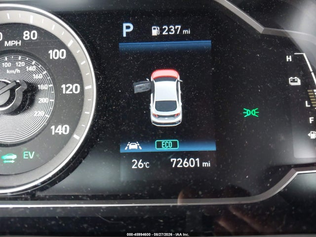 2020 Hyundai Ioniq Hybrid Blue მანქანა იყიდება აუქციონზე, vin: KMHC65LC7LU218668, აუქციონის ნომერი: 45994600