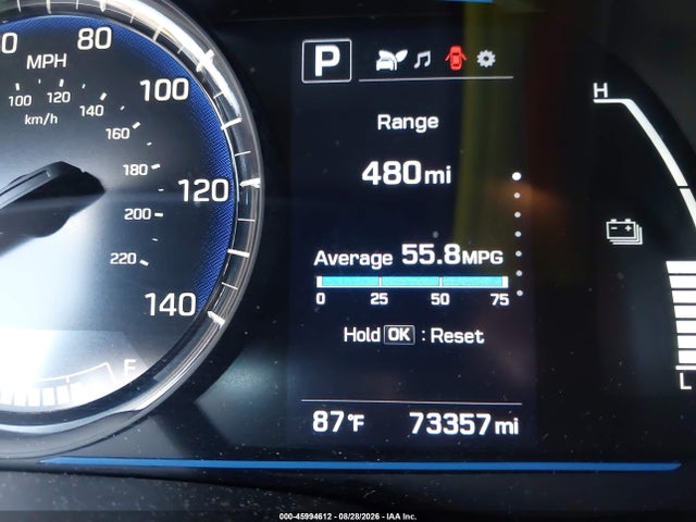 Продаж на аукціоні авто 2019 Hyundai Ioniq Hybrid Blue, vin: KMHC65LC6KU155738, номер лоту: 45994612