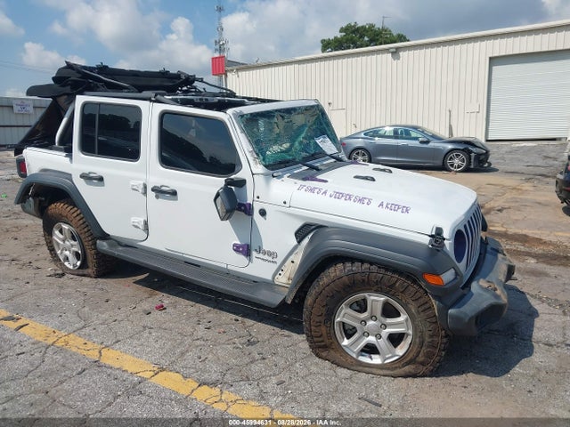 2022 Jeep Wrangler Unlimited Sport მანქანა იყიდება აუქციონზე, vin: 1C4HJXDG5NW141313, აუქციონის ნომერი: 45994631