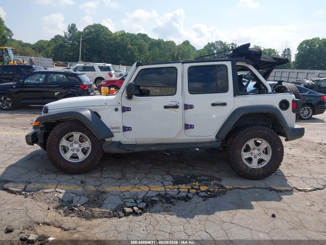 Aukcja sprzedaży 2022 Jeep Wrangler Unlimited Sport, vin: 1C4HJXDG5NW141313, numer aukcji: 45994631