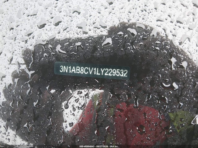 2020 Nissan Sentra Sv Xtronic Cvt მანქანა იყიდება აუქციონზე, vin: 3N1AB8CV1LY229532, აუქციონის ნომერი: 45994843