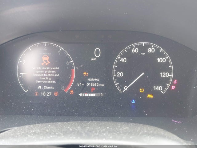 2025 Honda Cr-v Ex-l Awd მანქანა იყიდება აუქციონზე, vin: 5J6RS4H76SL010764, აუქციონის ნომერი: 45995059
