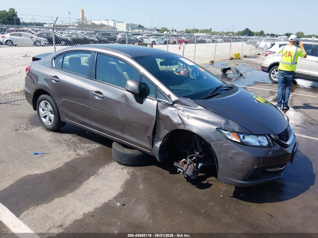 2013 Honda Civic Lx მანქანა იყიდება აუქციონზე, vin: 19XFB2F57DE095320, აუქციონის ნომერი: 45995116