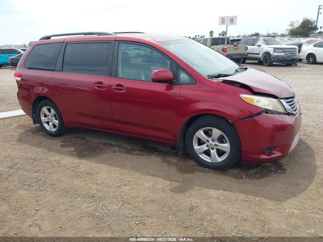 Продажа на аукционе авто 2012 Toyota Sienna Le V6 8 Passenger, vin: 5TDKK3DC3CS240542, номер лота: 45995234