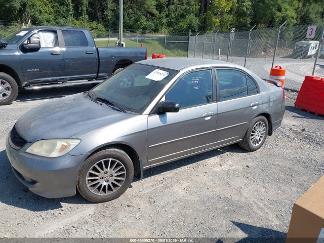 45995270 :رقم المزاد ، 2HGES16545H613848 vin ، 2005 Honda Civic Lx مزاد بيع