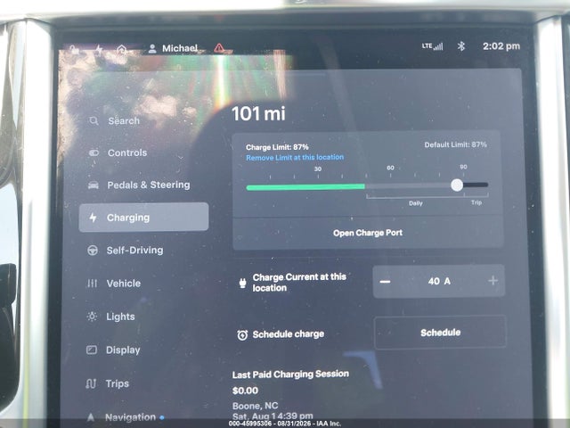 Продаж на аукціоні авто 2015 Tesla Model S 70d/85d/p85d, vin: 5YJSA1S27FF088209, номер лоту: 45995306