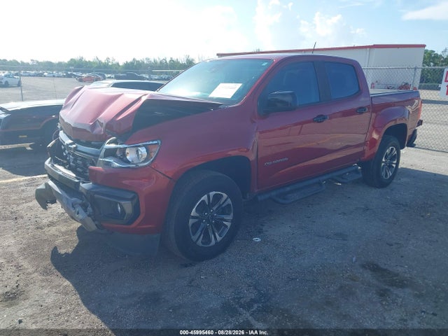 Aukcja sprzedaży 2021 Chevrolet Colorado 2wd  Short Box Z71, vin: 1GCGSDEN1M1217531, numer aukcji: 45995460