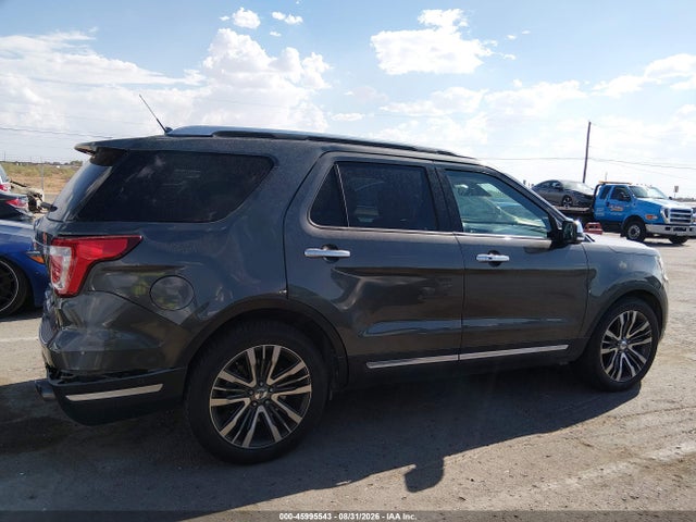 Продажа на аукционе авто 2018 Ford Explorer Platinum, vin: 1FM5K8HT1JGA91510, номер лота: 45995543