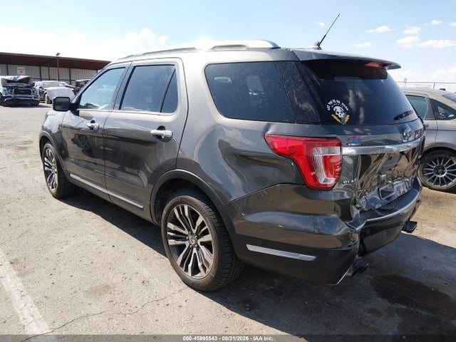 Продажа на аукционе авто 2018 Ford Explorer Platinum, vin: 1FM5K8HT1JGA91510, номер лота: 45995543