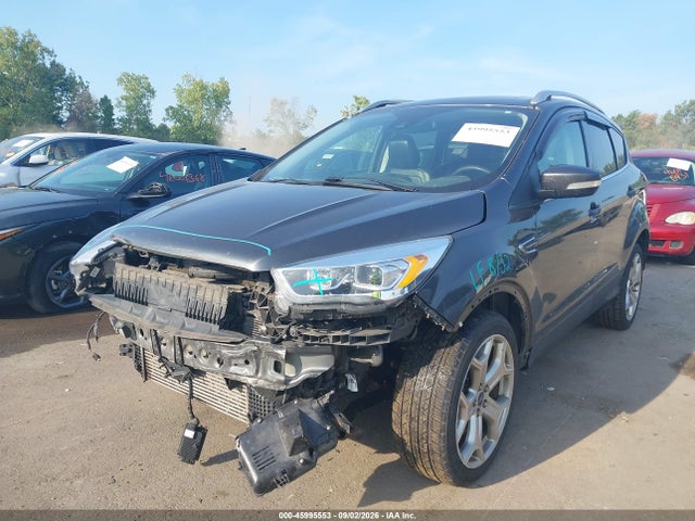 2018 Ford Escape Titanium მანქანა იყიდება აუქციონზე, vin: 1FMCU9J93JUA21224, აუქციონის ნომერი: 45995553