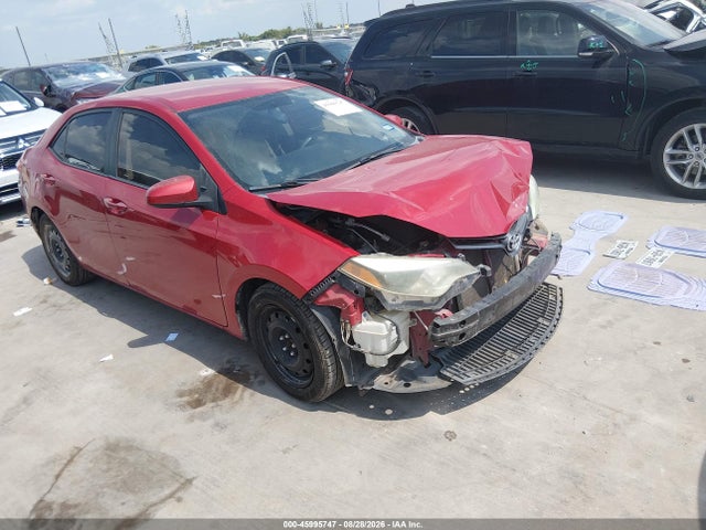 2015 Toyota Corolla Le მანქანა იყიდება აუქციონზე, vin: 2T1BURHE4FC479412, აუქციონის ნომერი: 45995747