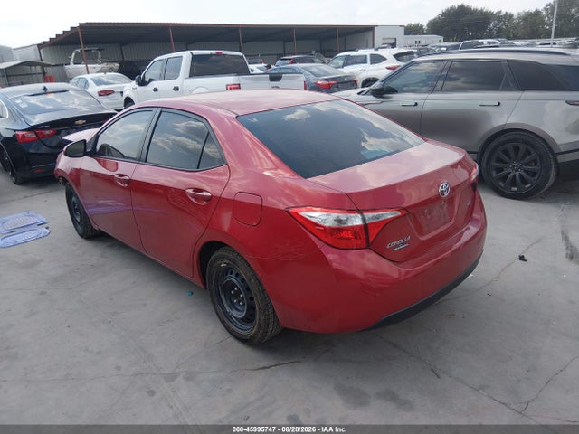 2015 Toyota Corolla Le მანქანა იყიდება აუქციონზე, vin: 2T1BURHE4FC479412, აუქციონის ნომერი: 45995747